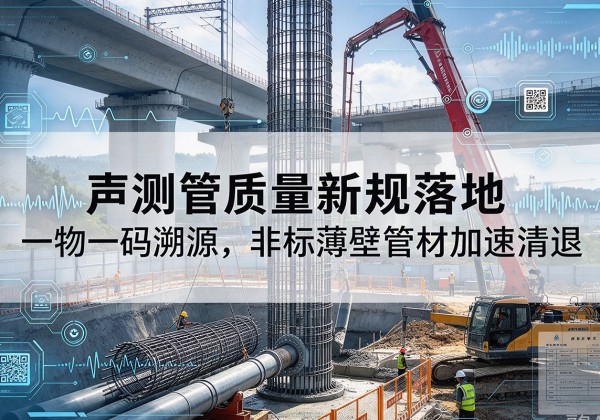 青县声测管质量新规落地，一物一码溯源，非标薄壁管材加速清退